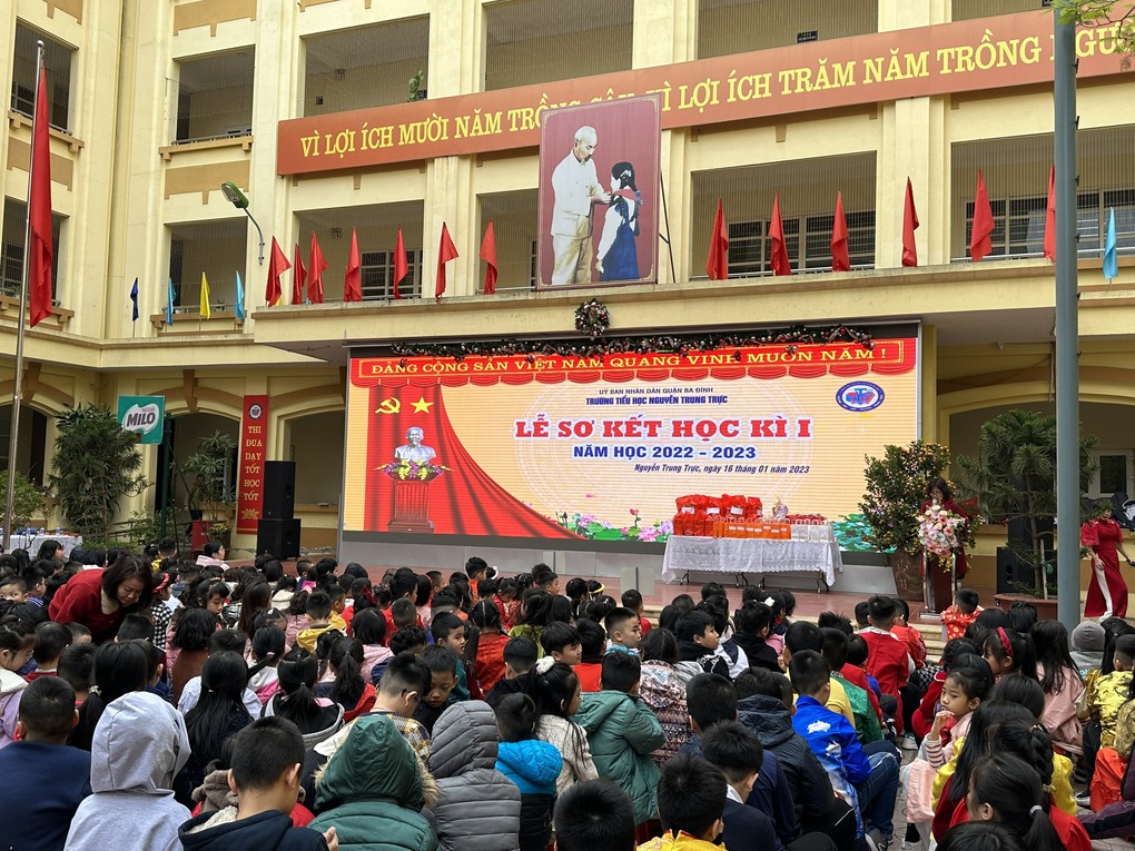 Lễ sơ kết học kì 1 năm học 2022 - 2023