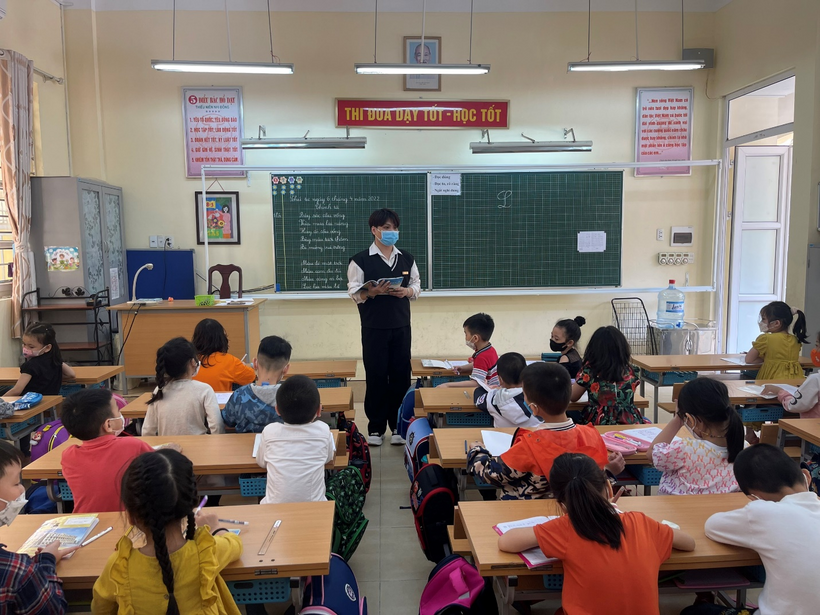 A person standing in front of a classroom of students

Description automatically generated with low confidence