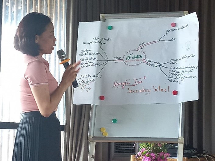 A person writing on a whiteboard

Description automatically generated