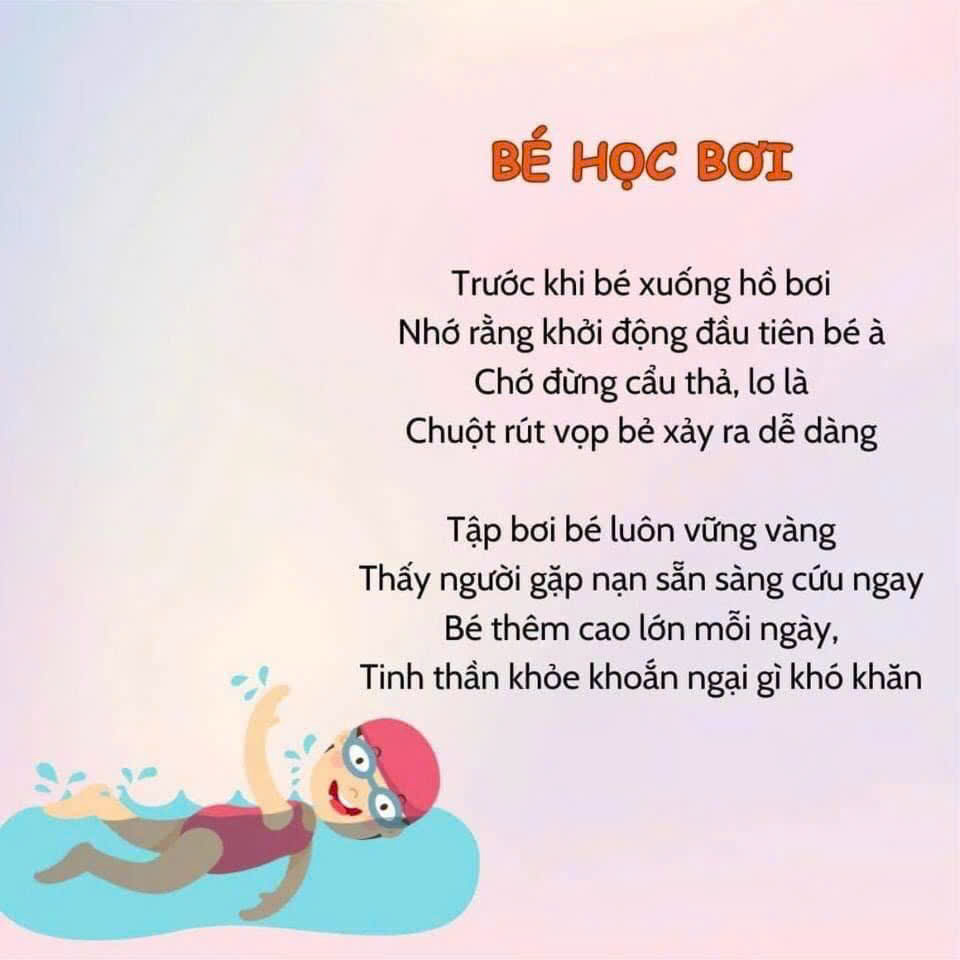 A cartoon character swimming in water

Description automatically generated