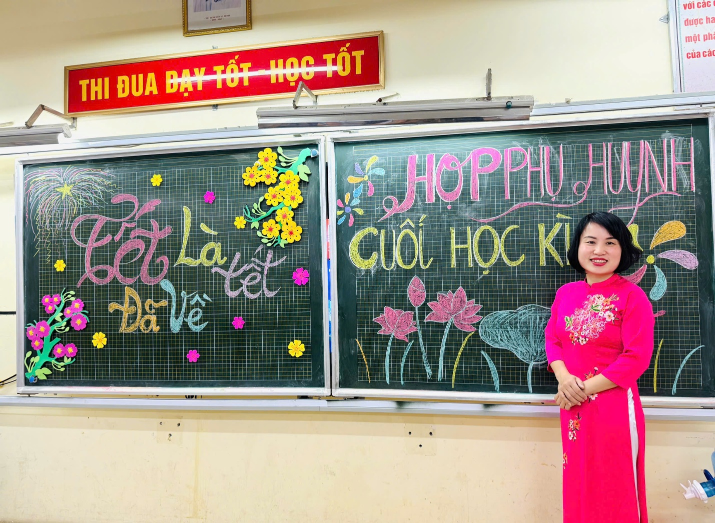 A person standing in front of a chalkboard

Description automatically generated