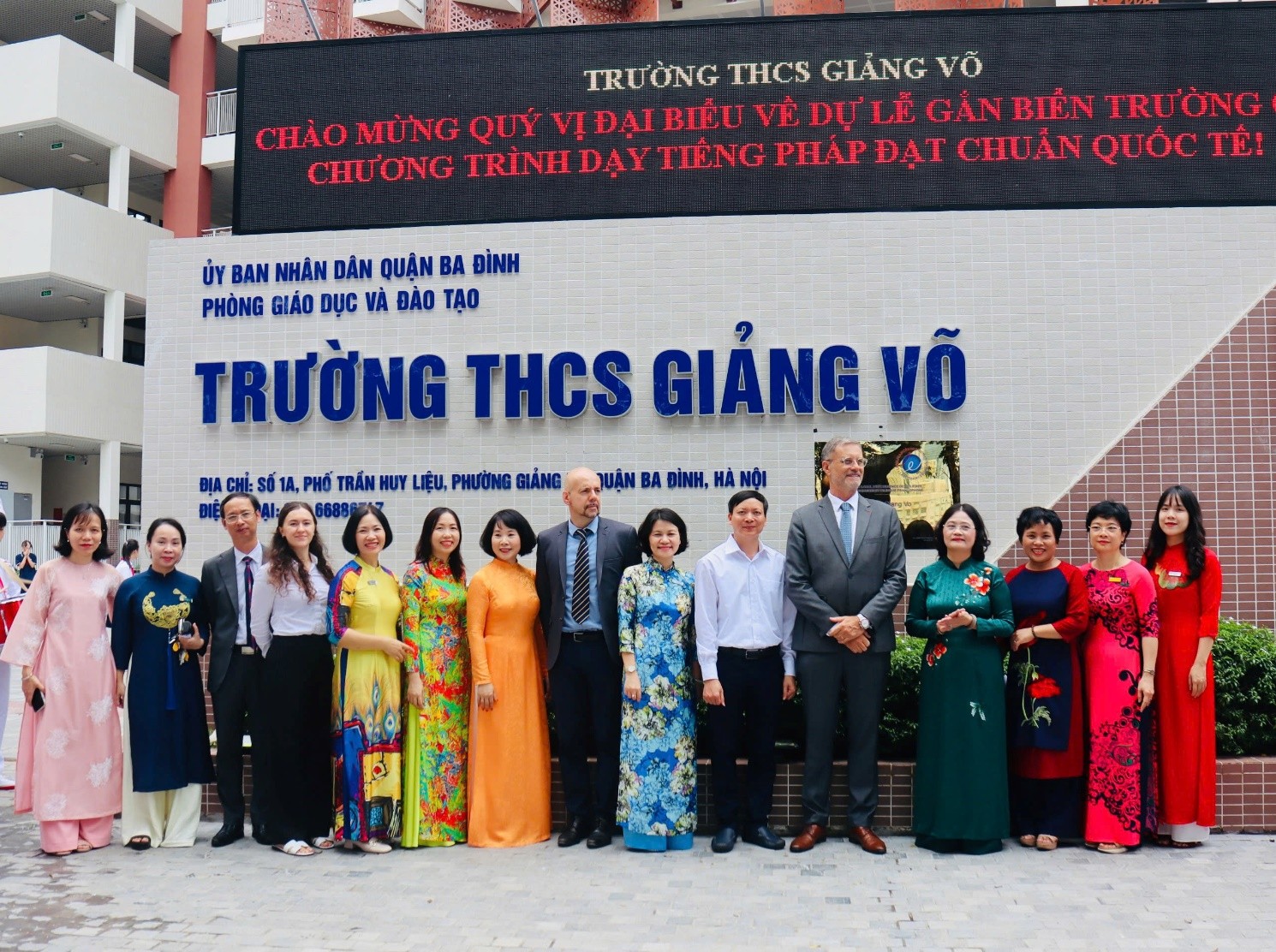 Trường THCS Giảng Võ chính thức trở thành thành viên của mạng lưới chương trình dạy tiếng Pháp đạt chuẩn quốc tế ảnh 6