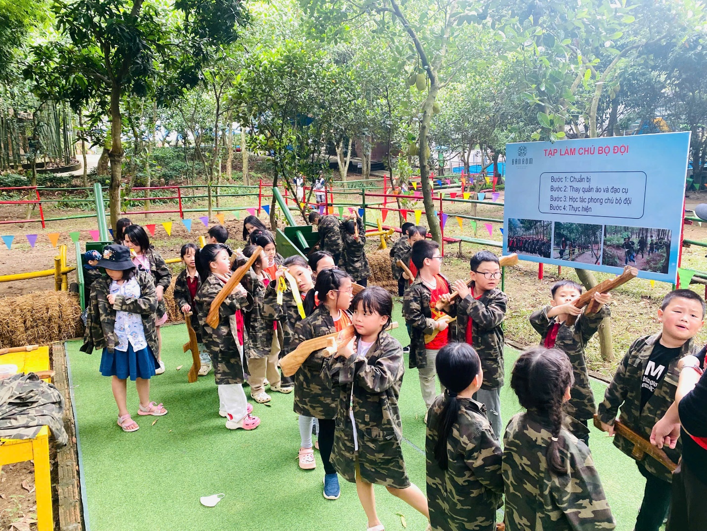 A group of children in military uniforms

AI-generated content may be incorrect.