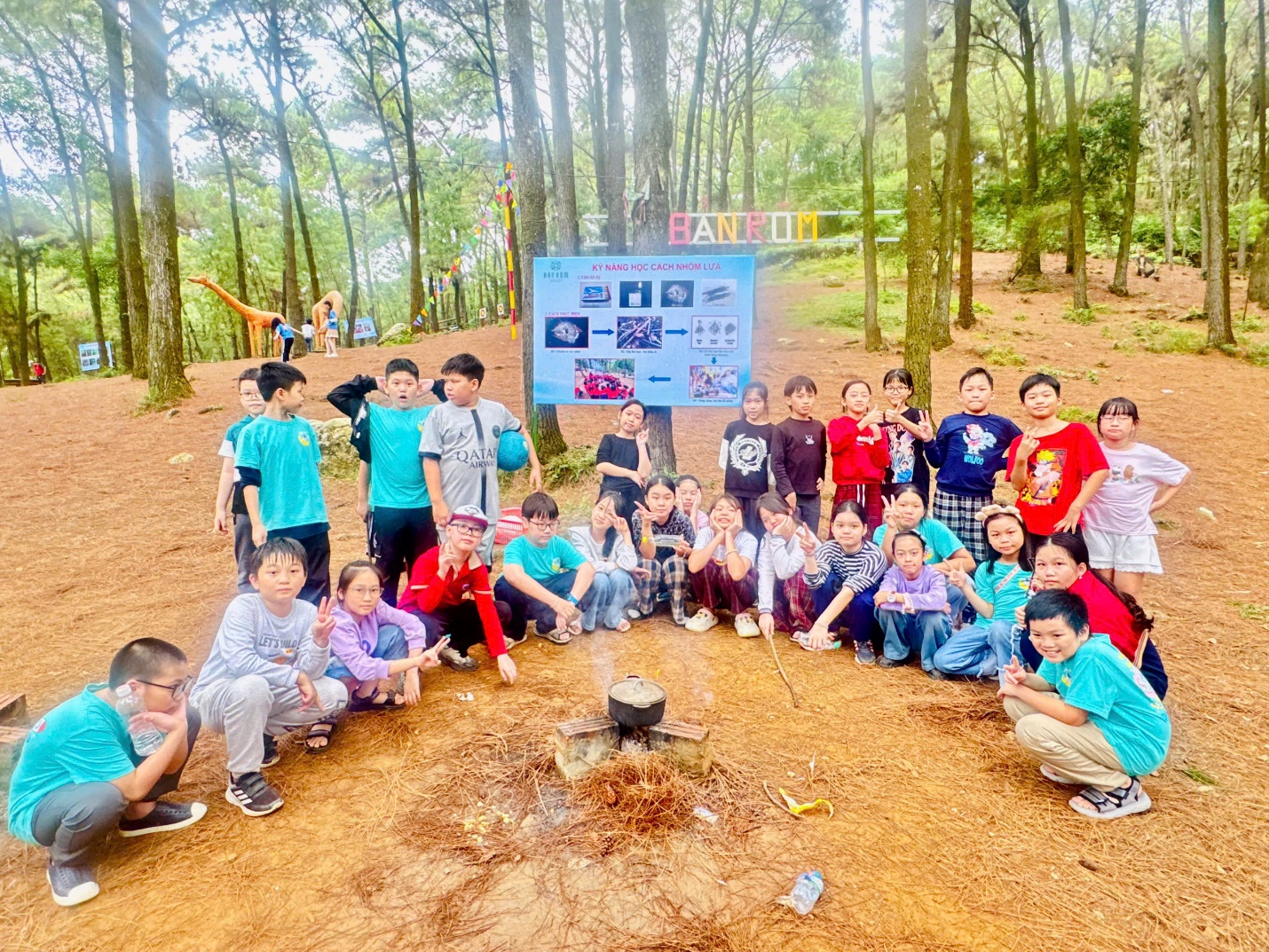 A group of children around a campfire

AI-generated content may be incorrect.