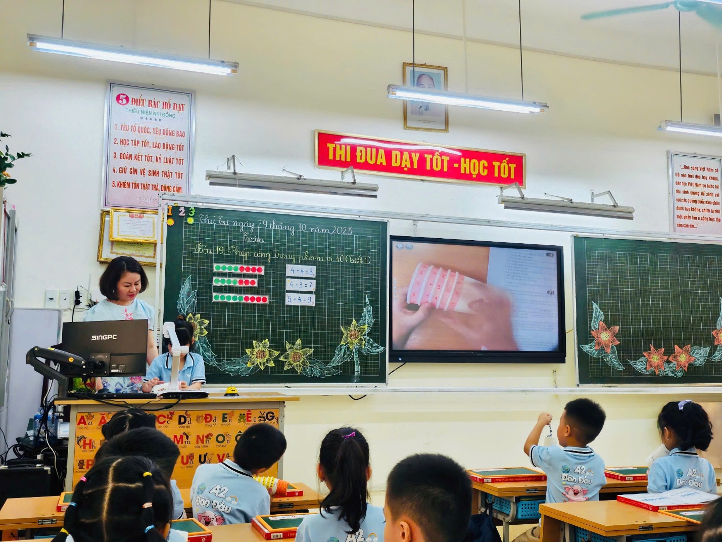 A classroom with a group of kids

AI-generated content may be incorrect.