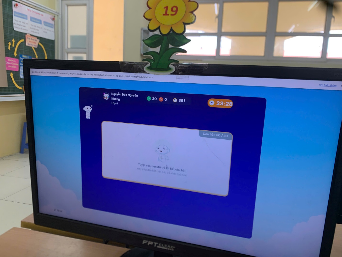 A computer screen with a cartoon character on it

AI-generated content may be incorrect.