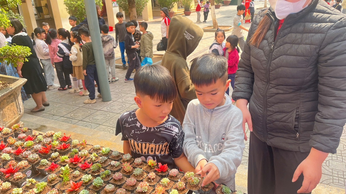 A group of kids looking at a plant

AI-generated content may be incorrect.