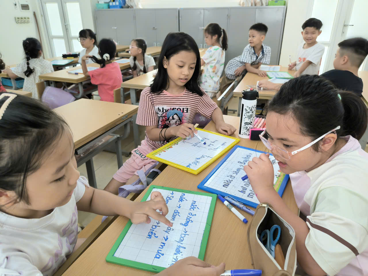 A group of children in a classroom
AI-generated content may be incorrect.