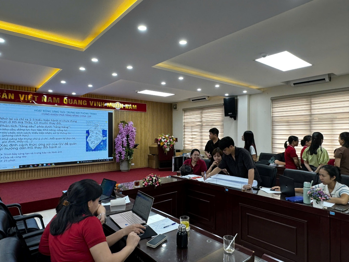 A group of people in a room

AI-generated content may be incorrect.