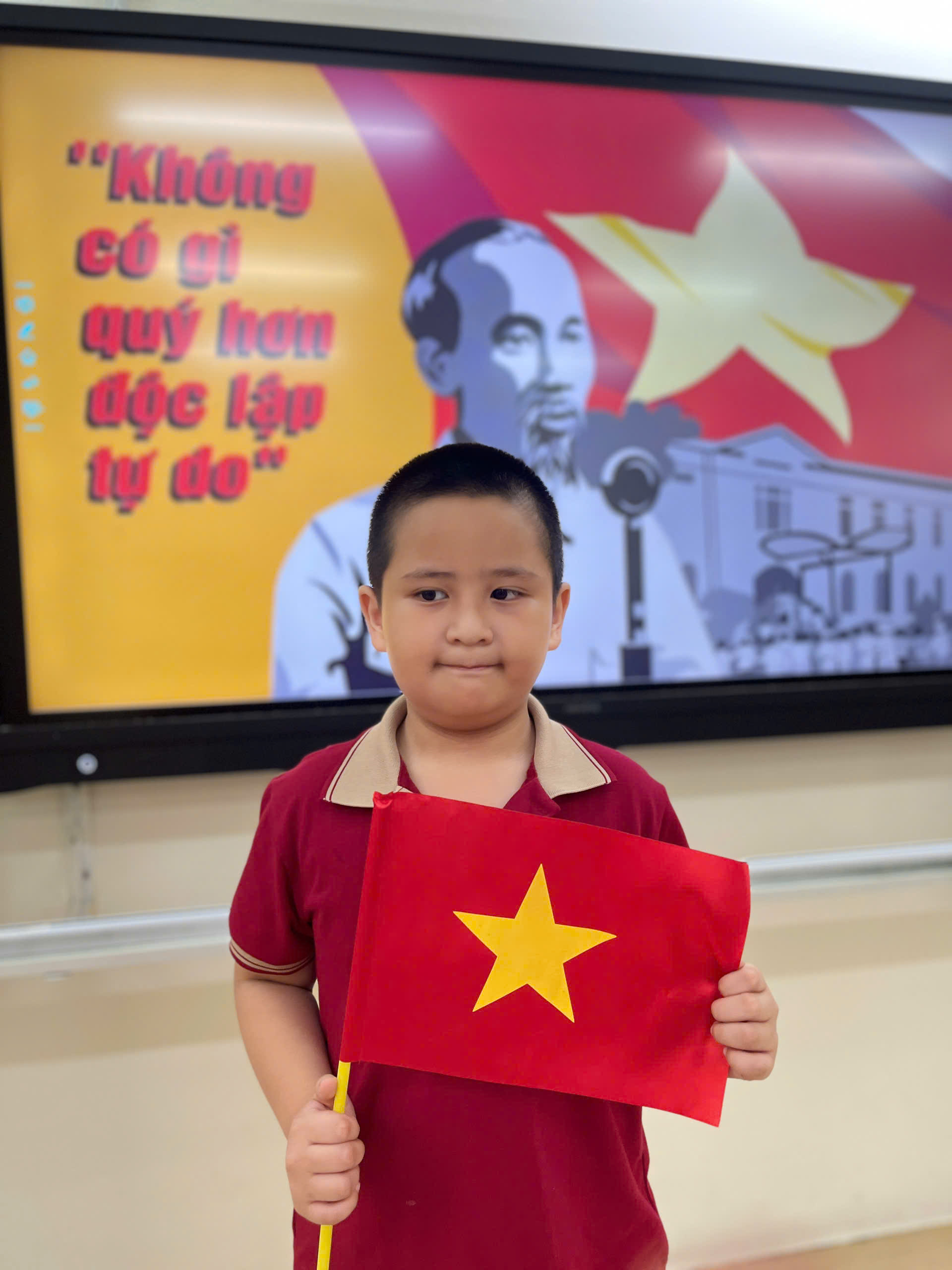 A child holding a flag

AI-generated content may be incorrect.