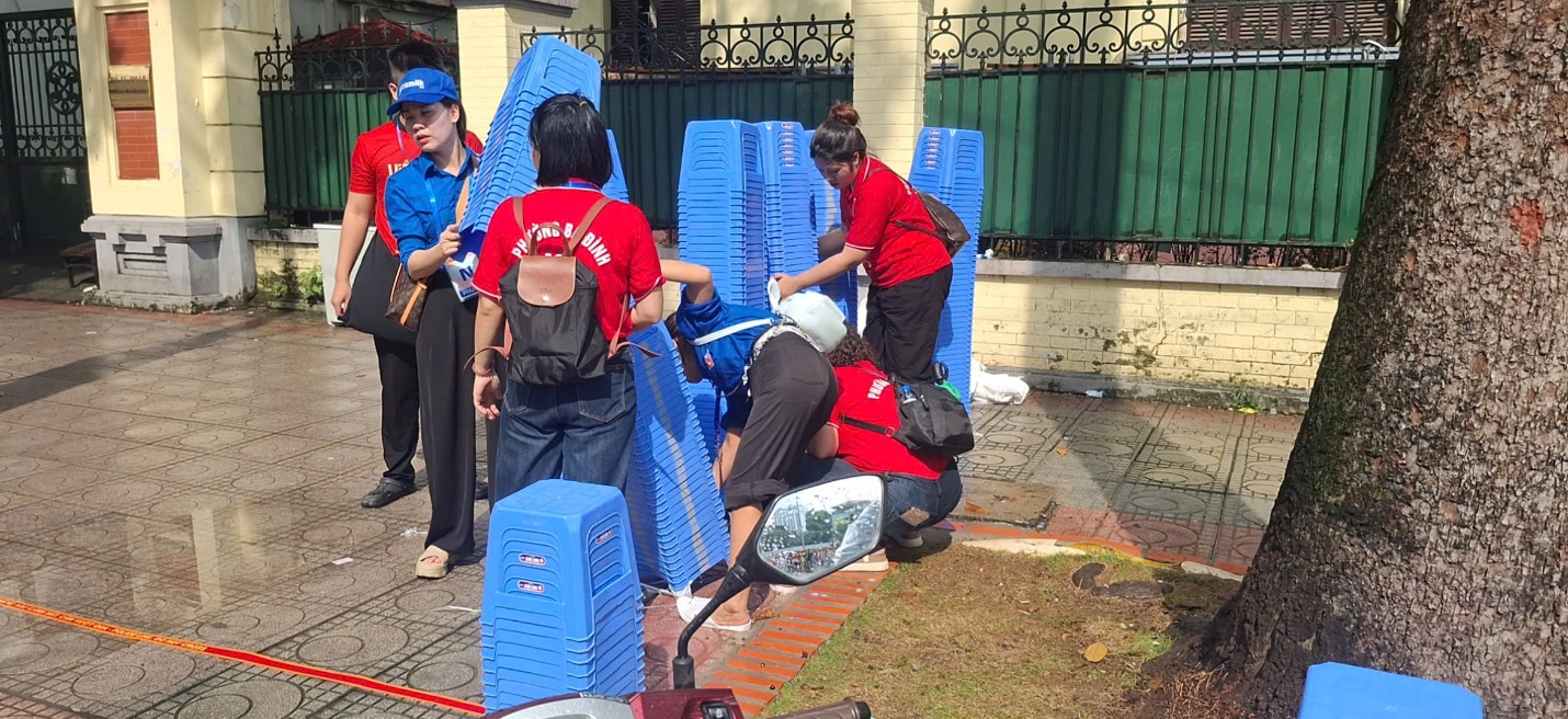 A group of people working on a building

AI-generated content may be incorrect.